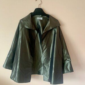 Zoran Vintage Silk Swing Jacket Made in Italy